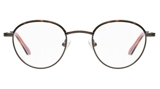 Lunettes de vue Signature Krys Homme Écaille Ronde Moj2007 Face