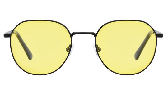 Lunettes de conduite Signature Krys Mixte Noir Ronde Skpap-N2101 Face
