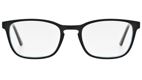 Lunettes de vue Signature Krys Homme Noir Rectangle Kor2105 Face