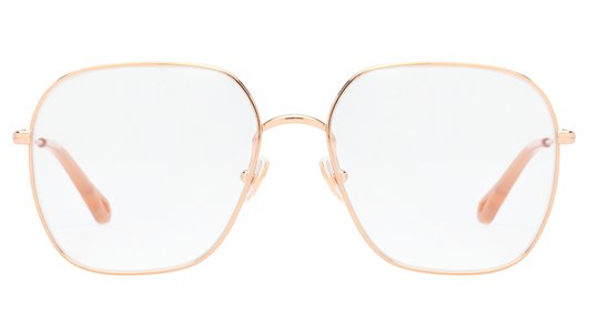 Lunettes de vue Chloé Femme Rose Carré Ch0023O Face