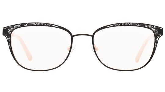Lunettes de vue Baïa Femme Noir Rectangle Baa2203 Face