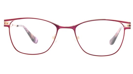 Lunettes de vue Baïa Femme Violet Rectangle Baa2403 Face